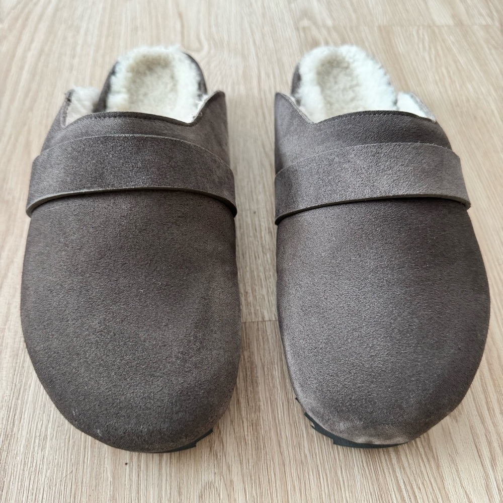 Brochu walker abbot suede leather mule clog NEW - Picture 6 of 14